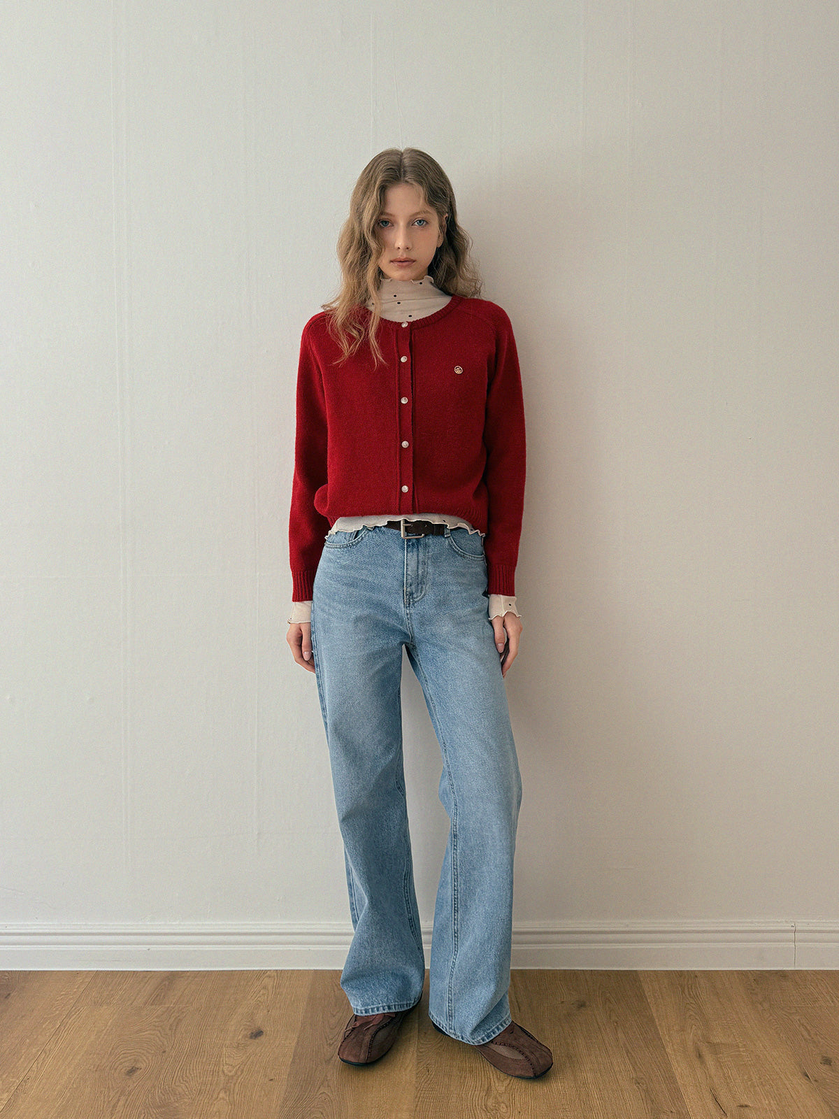 Cont Straight Denim Long Pants